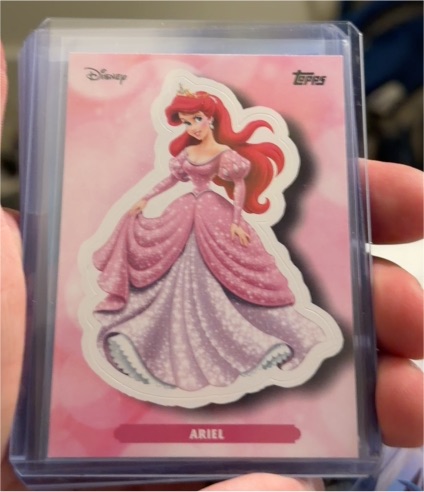 2025 Topps Disney Wonder #ES-12 Ariel Enchanted Sticker Card — front