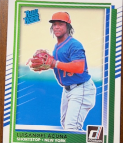 2025 Donruss #1 Luisangel Acuna — front