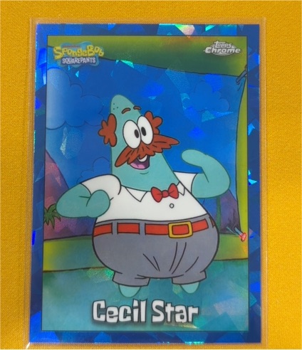 2025 Topps Chrome SpongeBob SquarePants #40 Cecil Star — front