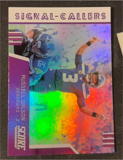 2019 Panini Score Signal Callers #SC-27 Russell Wilson — front
