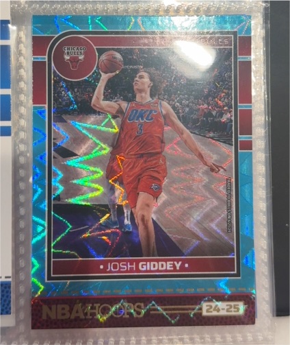 2024-25 Panini NBA Hoops #24-25 Josh Giddey — front