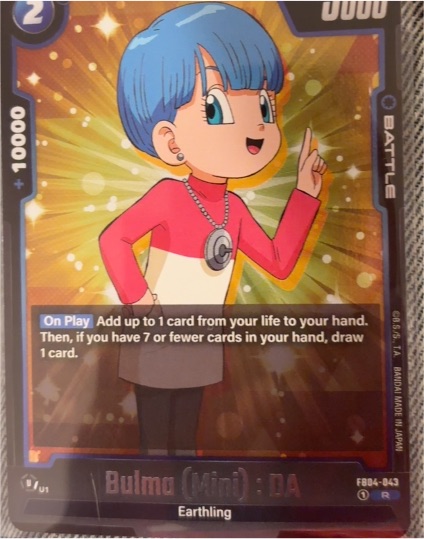 Dragon Ball Super Fusion World #FB04-043 Bulma (Mini) : DA — front