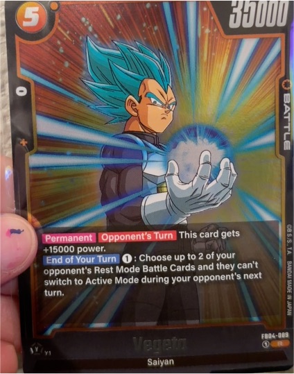 2024 Dragon Ball Super Fusion World #FB04-089 Vegeta — front