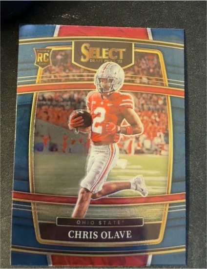 2022 Panini Select Draft Picks #5 Chris Olave — front