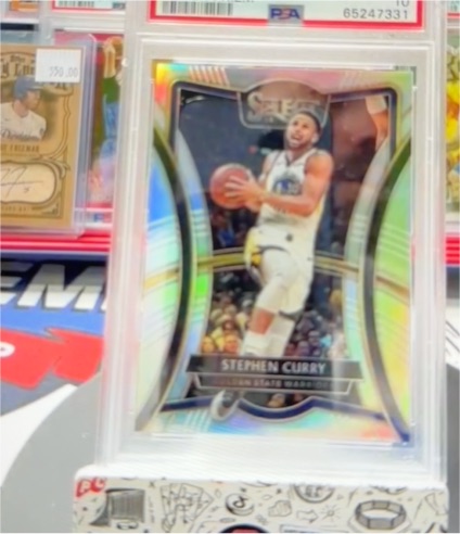 2019 Panini Select Silver Prizm #119 Stephen Curry — front