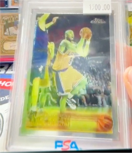 1996-97 Topps Chrome #138 Kobe Bryant — front