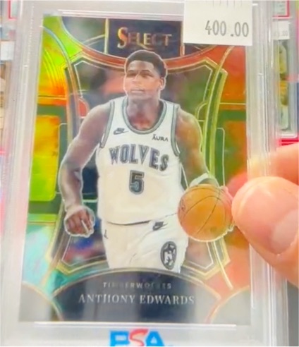 2023 Panini Select #5 Anthony Edwards — front