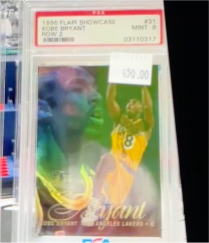 1996 Flair Showcase #31 Kobe Bryant — front