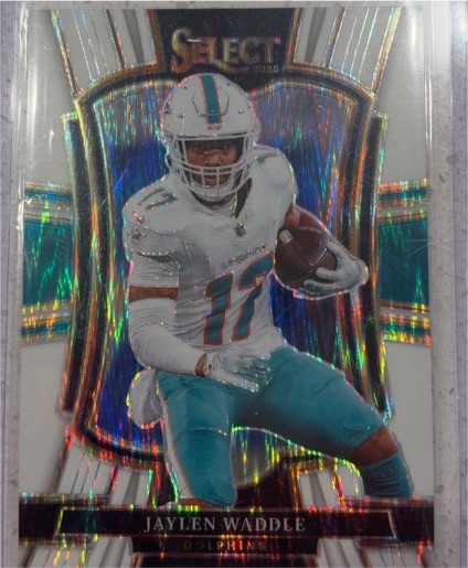 2025 Panini Select #182 Jaylen Waddle — front