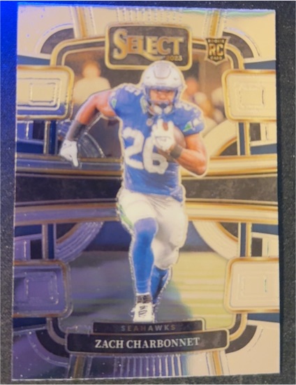 2023 Panini Select #86 Zach Charbonnet Concourse Rookie Seattle Seahawks — front