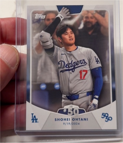 2024 Topps 50/50 #50 Shohei Ohtani — front