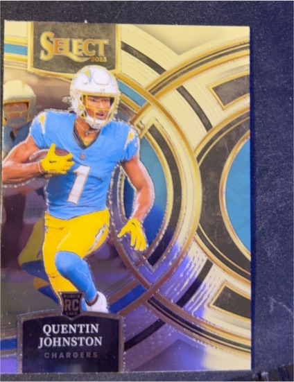 2023 Panini Select Premier Level #196 Quentin Johnston — front