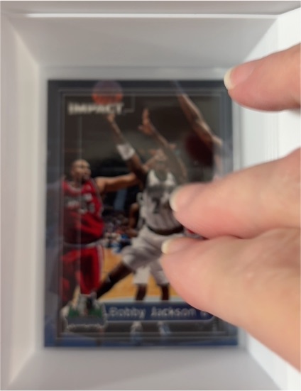1997 Fleer Impact #97 Bobby Jackson — front