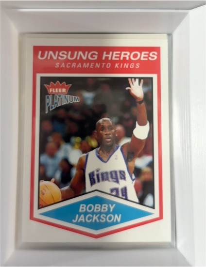 2003-04 Fleer Platinum #165 Bobby Jackson Unsung Heroes — front