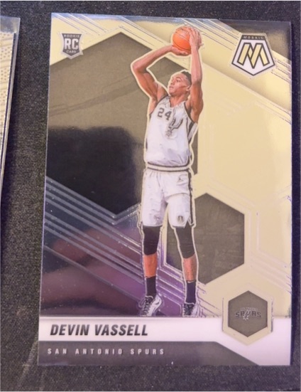2020-21 Panini Mosaic #221 Devin Vassell — front