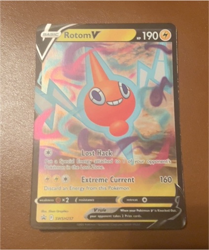 2020 Pokemon Sword & Shield #SWSH257 Rotom V — front
