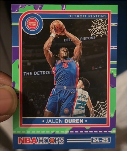 2024-25 Panini Haunted Hoops #24-25 Jalen Duren — front