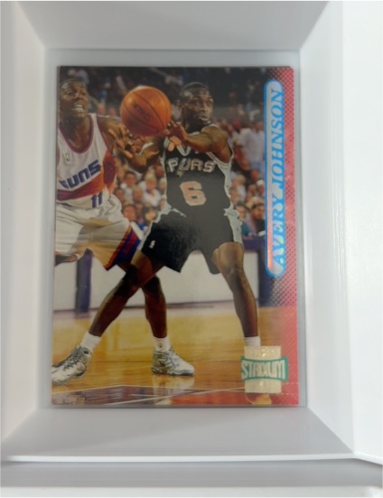 1996-97 Topps Stadium Club #8 Avery Johnson — front