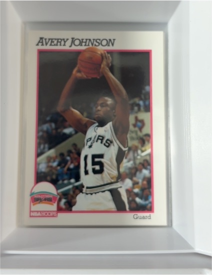 1991 NBA Hoops #436 Avery Johnson — front