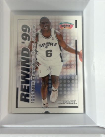 1999-00 SkyBox Impact Rewind '99 #5RN Avery Johnson — front