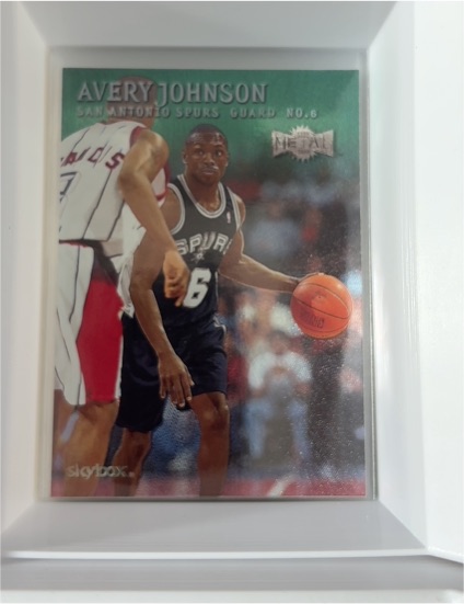 1999-00 Skybox Metal #54 Avery Johnson — front