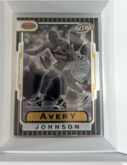1996-97 Bowman's Best #TB1 Avery Johnson — front