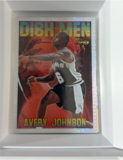 1996-97 Topps Season's Best Dish Men #13 Avery Johnson — front