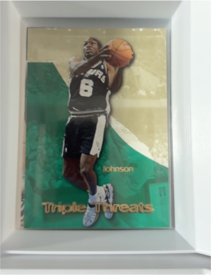 1996-97 SkyBox Premium #TT4 Avery Johnson Triple Threats — front
