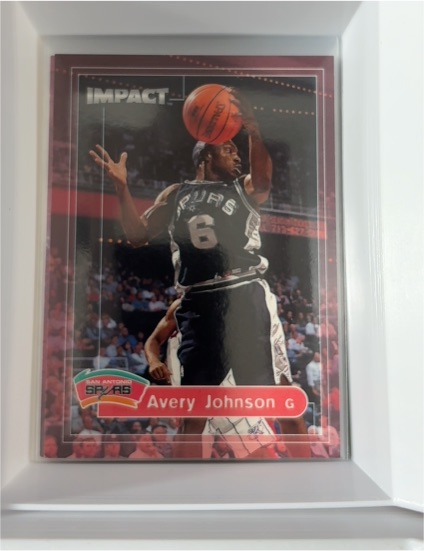 1999-00 SkyBox Impact #186 Avery Johnson — front