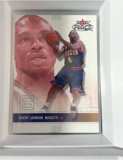 2001-02 Fleer Force #43 Avery Johnson — front