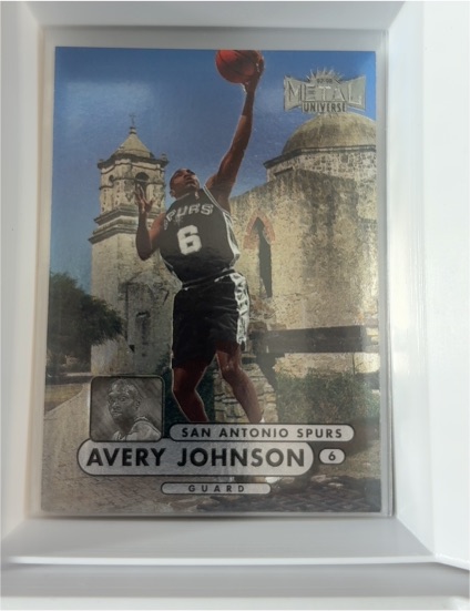 1997-98 Skybox Metal Universe Championship #10 Avery Johnson — front