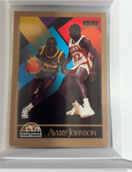 1990-91 SkyBox #380 Avery Johnson — front