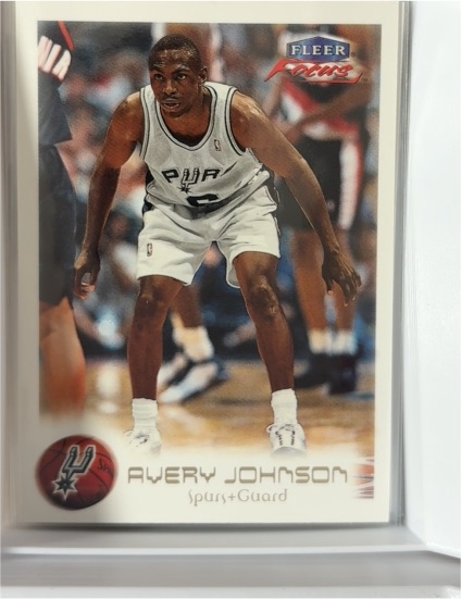 1999-00 Fleer Focus #51 Avery Johnson — front