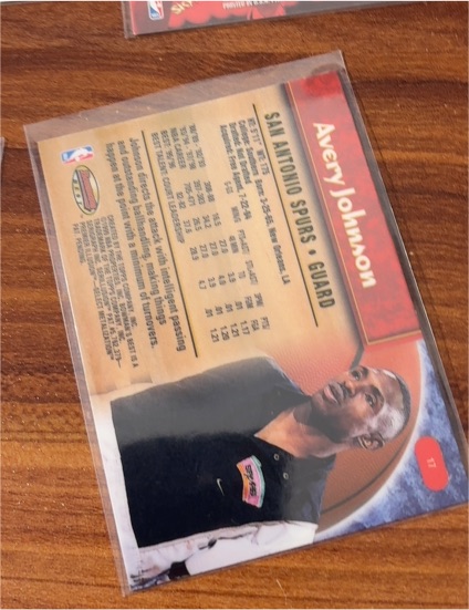 1999 Bowman's Best #17 Avery Johnson — front