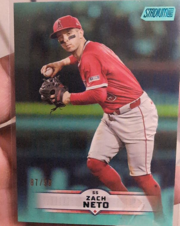 2025 Topps Stadium Club #37 Zach Neto — front