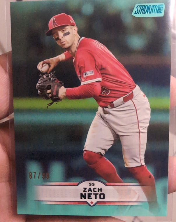 2025 Topps Stadium Club #37 Zach Neto — front