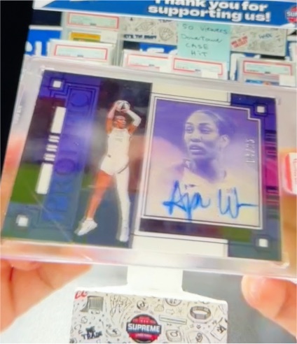 2025 Panini Impeccable Award Winning Signatures #A'ja Wilson — front