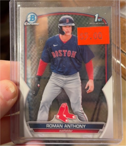 2023 Bowman Chrome #BPPF-71 Roman Anthony — front