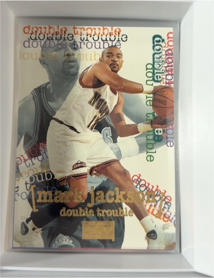 1996-97 SkyBox Premium #268 Mark Jackson Double Trouble — front