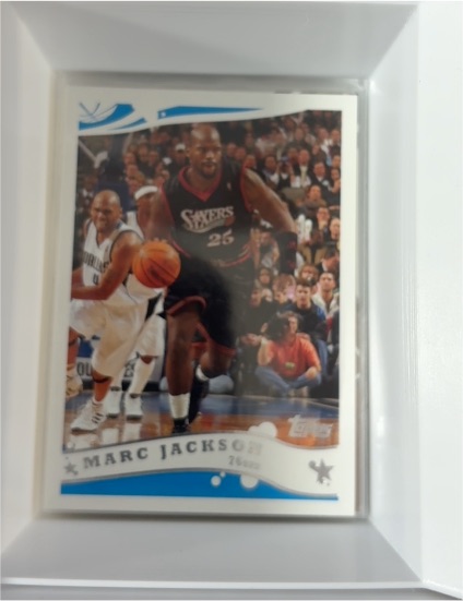 2005 Topps #187 Marc Jackson 76ers — front