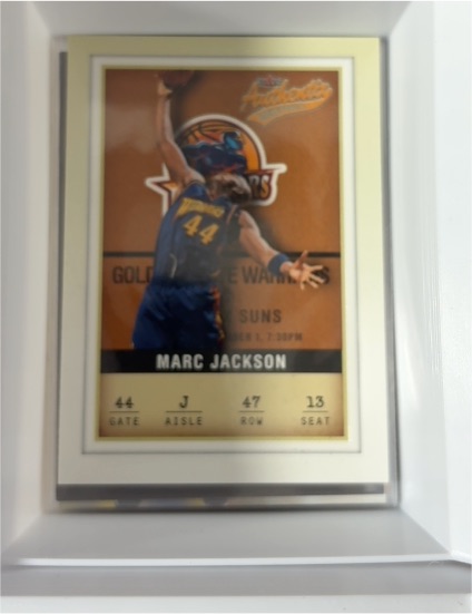2001 Fleer Authentix #47 Marc Jackson — front