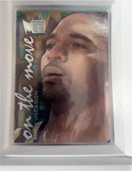 1996-97 Fleer Metal #114 Mark Jackson On the Move — front