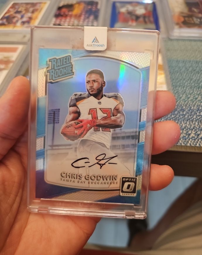 2017 Donruss Optic #155 Chris Godwin Rated Rookie — front