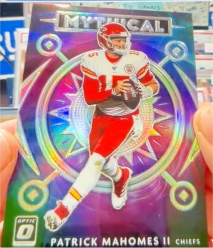 2020 Panini Donruss Optic Mythical #MY-I Patrick Mahomes II — front