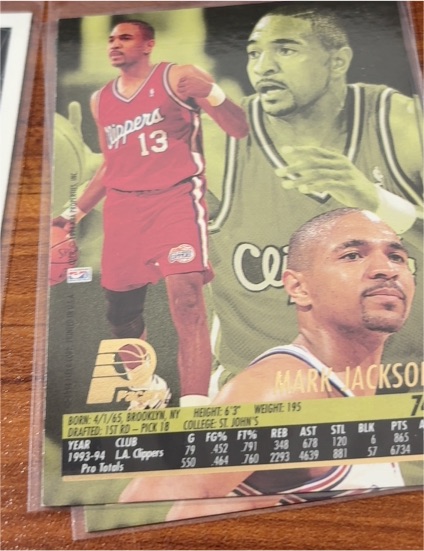 1993-94 Fleer #101 Mark Jackson — front