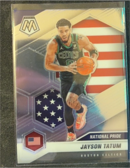2020-21 Panini Mosaic #254 Jayson Tatum — front
