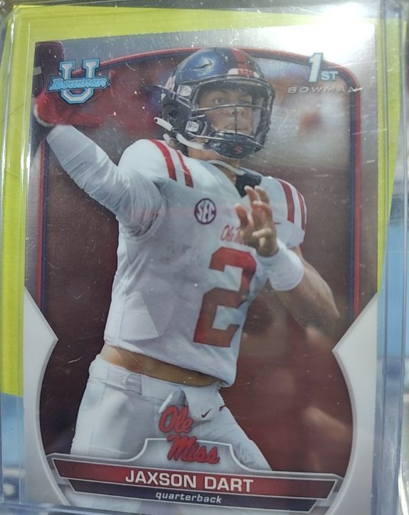2022 Bowman University Chrome #94 Jaxson Dart — front