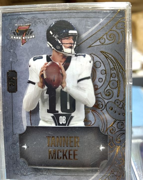 2023 Wild Card 7 Card Studs #7CDL-55 Tanner McKee — front