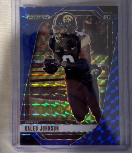 2025 Panini Prizm Draft Picks #38 Kaleb Johnson — front