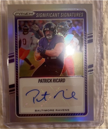 2024 Panini Donruss Optic #HM-PRD Patrick Ricard Hash Marks Auto — front